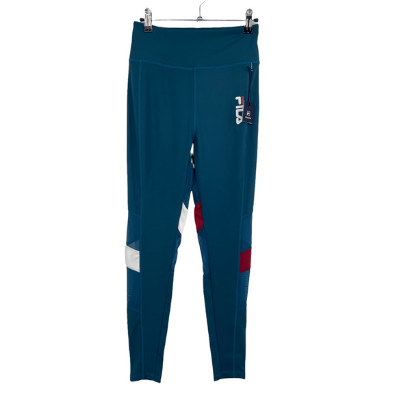 NWT - FILA Women's Hikari High Rise Leggings in Turquoise - Size Small - Picture 13 of 16